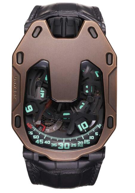 Review Cheap Urwerk UR-105 The Hour Glass men watch